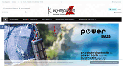 Desktop Screenshot of ikhronos.com