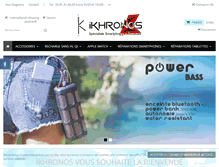 Tablet Screenshot of ikhronos.com